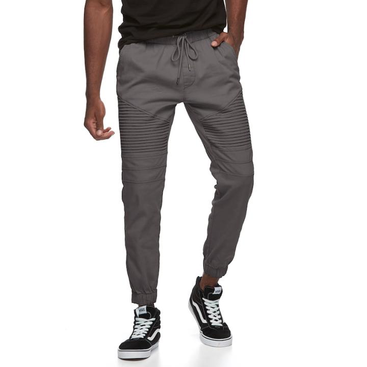Men's Lazer Moto Jogger Pants, Size: Small, Grey Other
