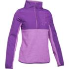 Girls 7-16 Under Armour Phenom Fleece 1/2-snap Pullover, Size: Large, Pink Ovrfl