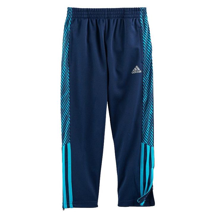 Boys 4-7x Adidas Helix Vibe Striker 17 Zip Ankle Pants, Size: 5, Blue (navy)