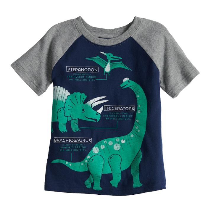 Toddler Boy Jumping Beans&reg; Raglan Graphic Tee, Size: 2t, Dark Blue
