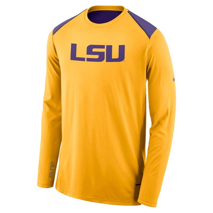 Men's Nike Lsu Tigers Shooter Tee, Size: Small, Gold