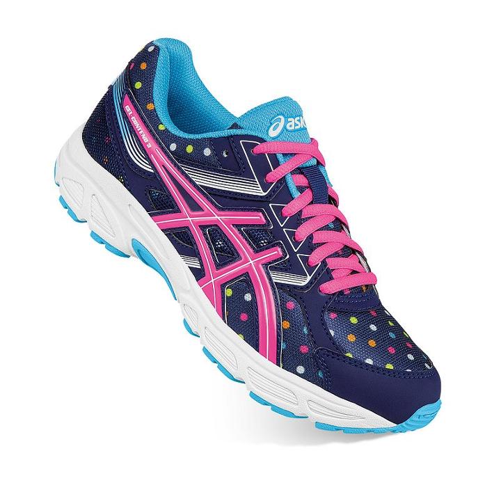 Asics Gel-contend 3 Grade School Girls' Running Shoes, Girl's, Size: 6, Blue Other