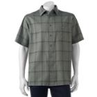 Men's Haggar Classic-fit Microfiber Easy-care Button-down Shirt, Size: Large, Yellow Oth