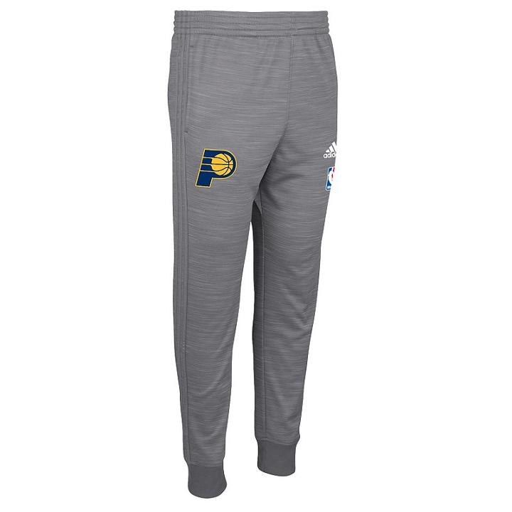 Men's Adidas Indiana Pacers On-court Warm Up Pants, Size: Xl, Grey