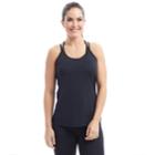 Women's Marika Oasis Mesh Racerback Tank, Size: Medium, Black