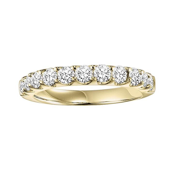 Cherish Always 14k Gold 1-ct. T.w. Round-cut Diamond Wedding Ring, Women's, Size: 7.50, White