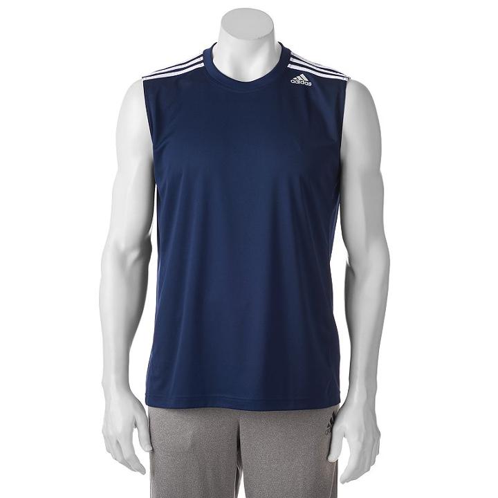 Big & Tall Adidas All World Tee, Men's, Size: M Tall, Blue (navy)