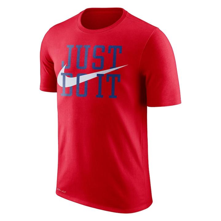 Men's Nike Just Do It Training Tee, Size: Xxl, Dark Pink
