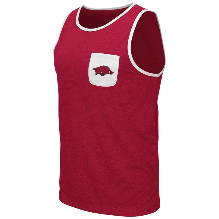 Men's Colosseum Arkansas Razorbacks Tank Top, Size: Xl, Dark Red