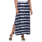 Plus Size French Laundry Maxi Skirt, Women's, Size: 3xl, Blue Other
