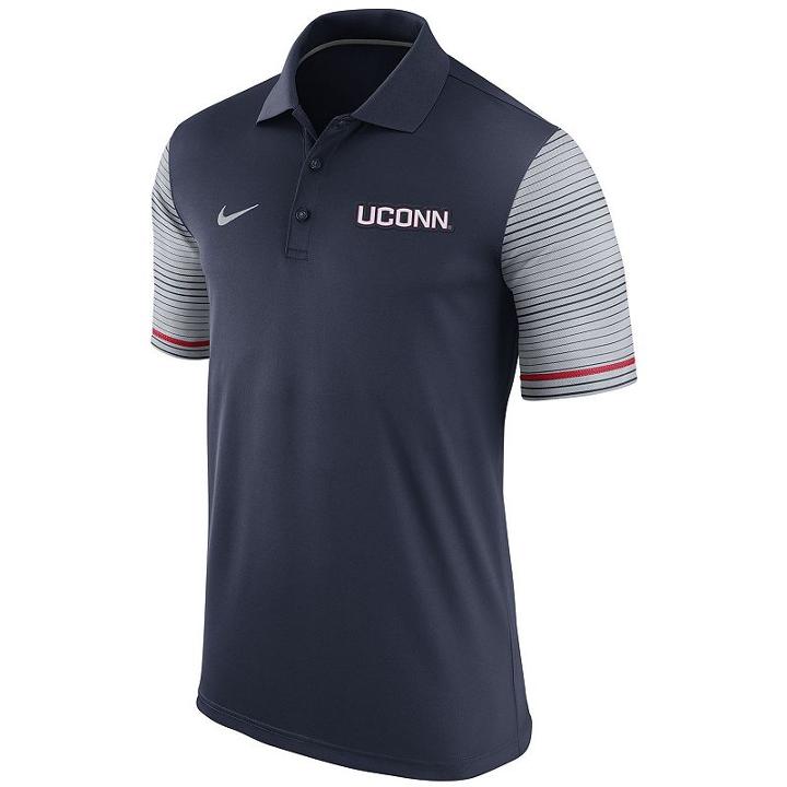 Men's Nike Uconn Huskies Early Season Polo, Size: Medium, Blue (navy)