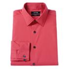 Men's Apt. 9&reg; Slim-fit Stretch Spread-collar Dress Shirt, Size: 18-34/35, Pink