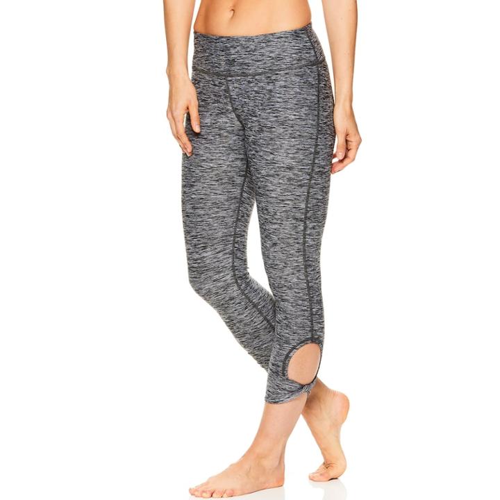 Women's Gaiam Twist Yoga Capri Leggings, Size: Xl, Oxford
