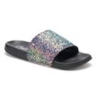 Women's Candie's&reg; Glitter Slide Sandals, Size: Xl, Black