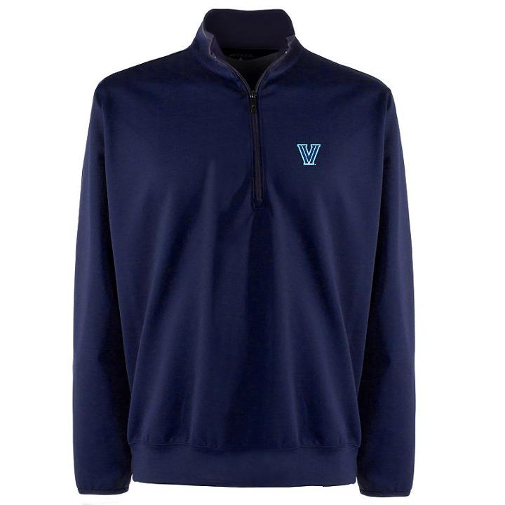 Men's Villanova Wildcats 1/4-zip Leader Pullover, Size: Large, Blue