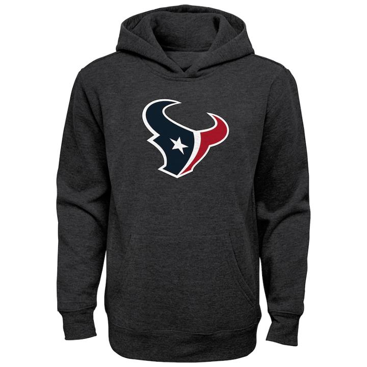 Boys 8-20 Houston Texans Promo Hoodie, Size: Xl 18-20, Grey (charcoal)