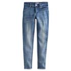 Girls 7-16 Freestyle Revolution Stretch Skinny Jeans, Size: 7, White Oth