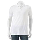 Men's Sonoma Goods For Life&trade; Flexwear Slim-fit Solid Pique Polo, Size: Xl, White