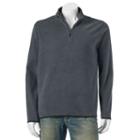 Men's Tek Gear&reg; Arctic Fleece Quarter-zip Pullover, Size: Small, Dark Grey