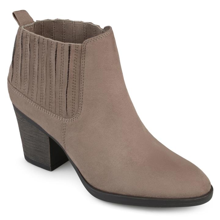 Journee Collection Sero Women's Ankle Boots, Size: Medium (7.5), Med Beige