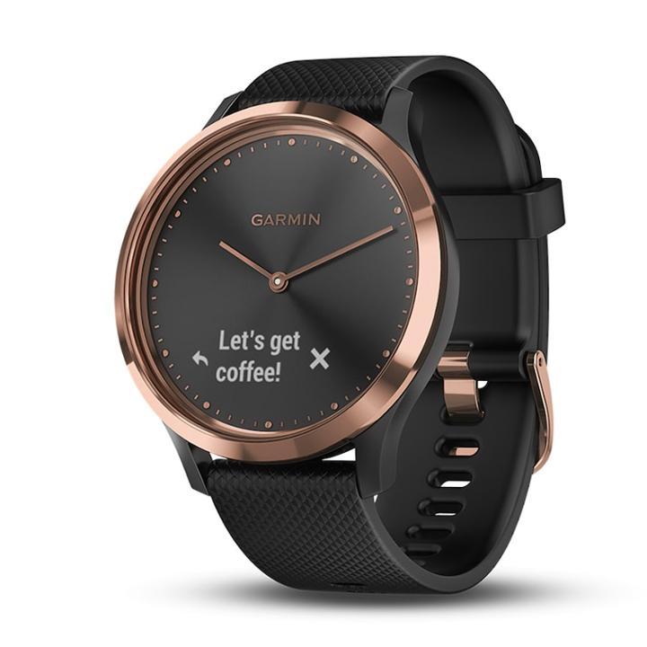 Garmin Vivomove Hr Sport Activity Tracker, Size: Small, Black