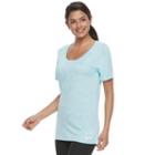 Women's Nike Dry Training Short Sleeve Tee, Size: Xl, Turquoise/blue (turq/aqua)