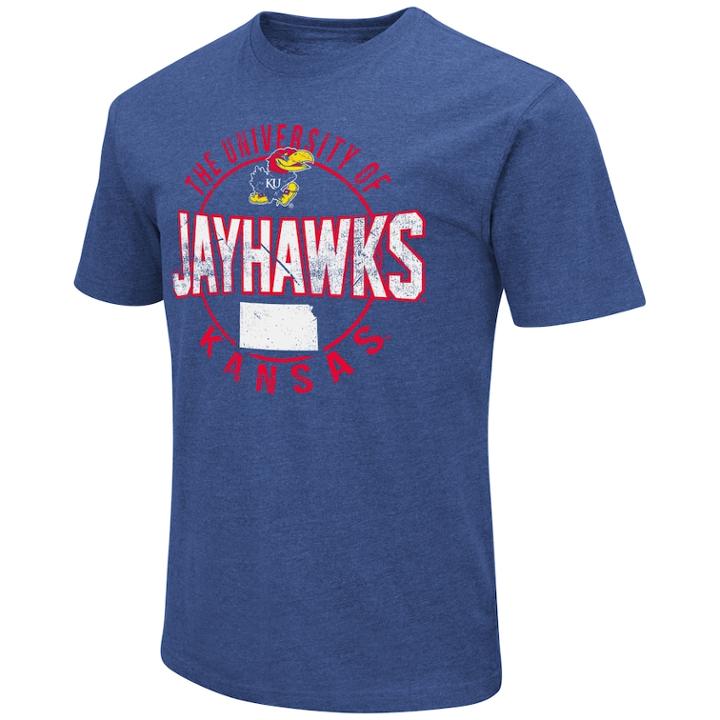 Men's Kansas Jayhawks Game Day Tee, Size: Xxl, Dark Blue
