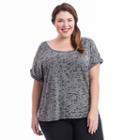 Plus Size Balance Collection Kimmy Keyhole Yoga Tee, Women's, Size: 1xl, Black