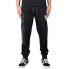 Men's Milwaukee Bucks Split Jogger Pants, Size: Xl, Black