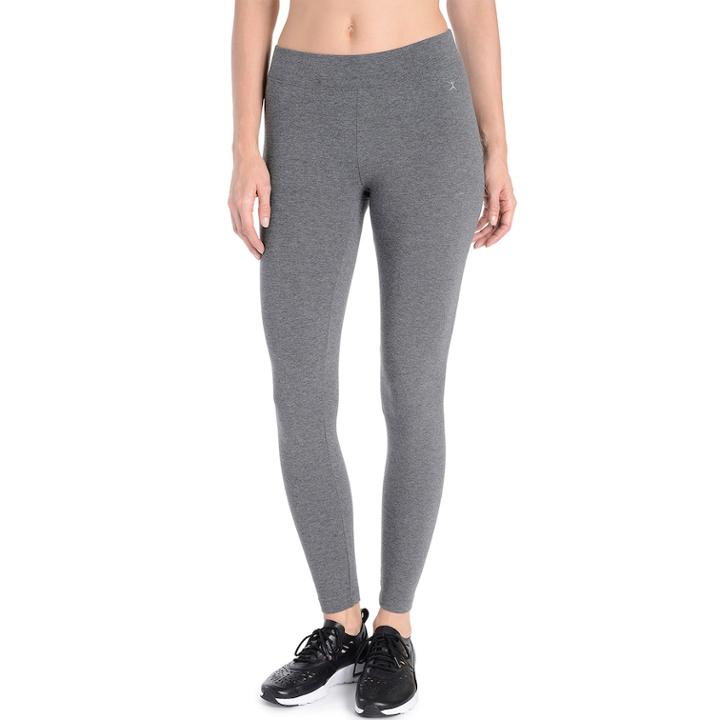 Women's Danskin Wide Waist Ankle Leggings, Size: Medium, Grey