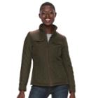 Women's Weathercast Quilted Side-stretch Jacket, Size: Medium, Green