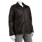 Men's Excelled Classic Leather Straight-bottom Jacket, Size: Small, Brown