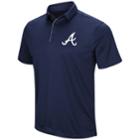 Men's Under Armour Atlanta Braves Tech Polo Shirt, Size: Medium, Blue (navy)