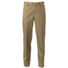 Men's Croft & Barrow&reg; Classic-fit Flat-front No-iron Stretch Pants, Size: 38x34, Med Beige