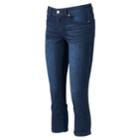 Women's Seven7 Cropped Jeans, Size: 6, Dark Blue