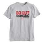 Boys 8-20 Under Armour Go Out Swinging Tee, Size: Xl, Med Grey