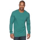 Big & Tall Sonoma Goods For Life&trade; Flexwear Slim-fit Stretch Crewneck Tee, Men's, Size: Xl Tall, Dark Green