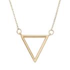 Itsy Bitsy 10k Gold Triangle Necklace, Women's, Size: 17