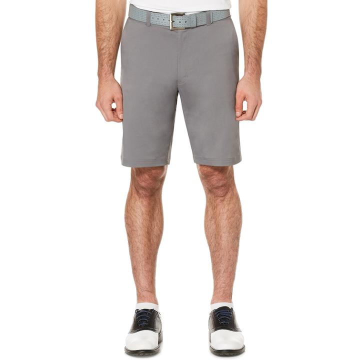 Men's Grand Slam Active Waistband Stretch Performance Golf Shorts, Size: 32, Med Grey