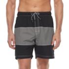 Men's Croft & Barrow&reg; Colorblock Swim Trunks, Size: Medium, Oxford