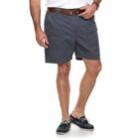 Big & Tall Croft & Barrow&reg; Relaxed-fit Side-elastic Twill Cargo Shorts, Men's, Size: 46, Dark Grey