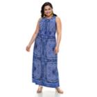 Plus Size Suite 7 Pleat Maxi Dress, Women's, Size: 1xl, Brt Blue