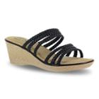 Tuscany By Easy Street Pilato Women's Wedge Sandals, Size: 10 Ww, Oxford