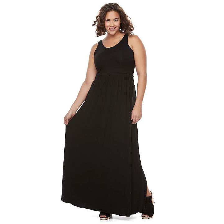 Juniors' Plus Size So&reg; Crossback Maxi Dress, Girl's, Size: 2xl, Oxford
