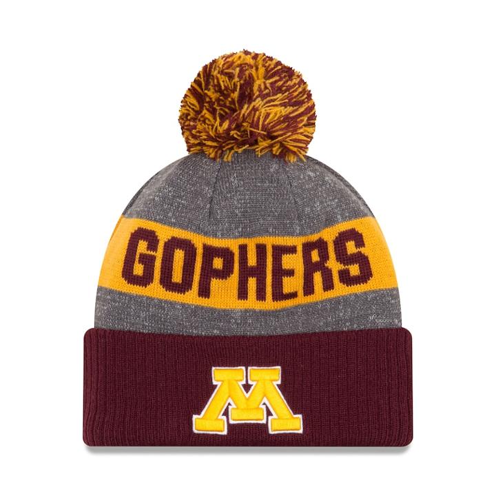 Adult New Era Minnesota Golden Gophers Sport Knit Beanie, Men's, Red