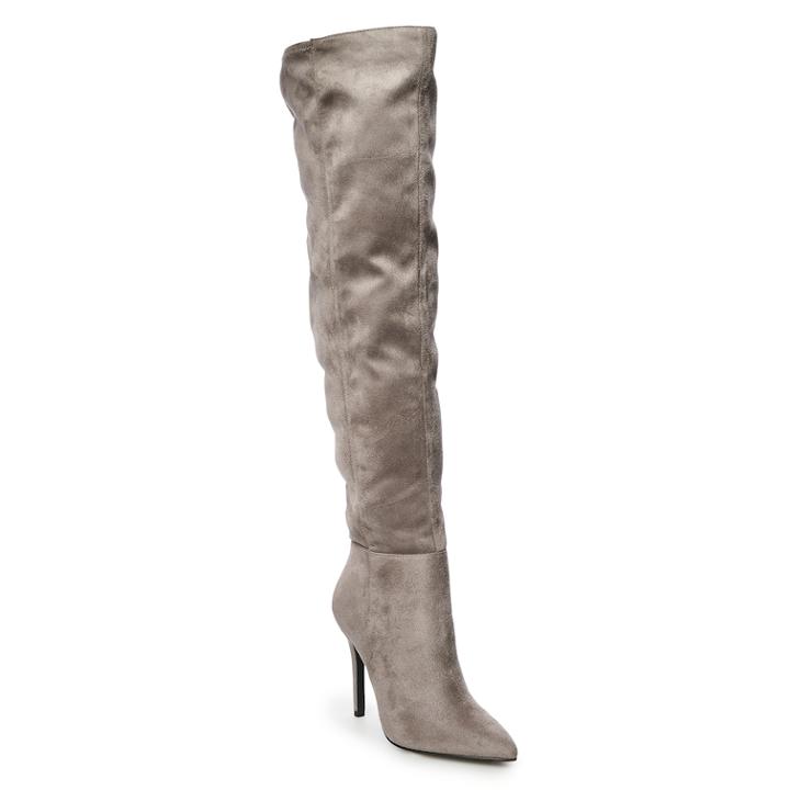 Style Charles By Charles David Dixie Women's Thigh High Boots, Size: 6.5, Grey
