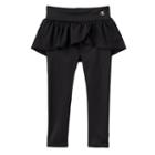 Girls 4-6x Champion Ruffled Skirted Leggings, Girl's, Size: 4, Black