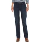 Petite Chaps Classic Fit Straight-leg Jeans, Women's, Size: 4p-short, Blue