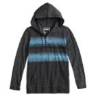 Boys 8-20 Urban Pipeline&reg; Striped Hooded Tee, Size: Xl, Turquoise/blue (turq/aqua)