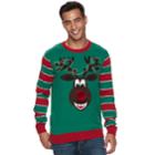 Big & Tall Method Reindeer Ugly Christmas Sweater, Men's, Size: 3xb, Dark Green